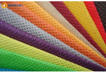 Production of non-woven fabrics